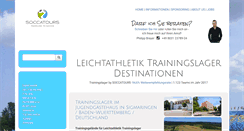 Desktop Screenshot of leichtathletik-trainingslager.com